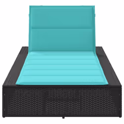 VidaXL 4104210 chaise d'extérieur Linge Siège rembourré Polyester Turquoise - Vue supplémentaire 4