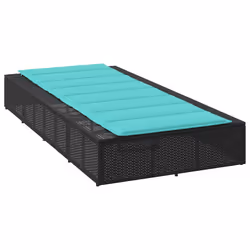 VidaXL 4104210 chaise d'extérieur Linge Siège rembourré Polyester Turquoise - Vue supplémentaire 5