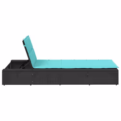 VidaXL 4104210 chaise d'extérieur Linge Siège rembourré Polyester Turquoise - Vue supplémentaire 7