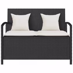 VidaXL 4104211 banc de jardin Rotin, Acier - Vue supplémentaire 4