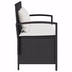 VidaXL 4104211 banc de jardin Rotin, Acier - Vue supplémentaire 7