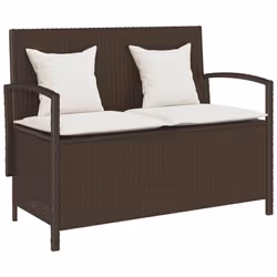 Ce banc de rangement de jardin n'est pas seulement un siège d'extérieur, il est aussi parfaite pour garder vos coussins de me ...