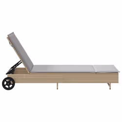 VidaXL 4104036 chaise d'extérieur Linge Siège rembourré Polyuréthane, Acier Gris - Vue supplémentaire 7