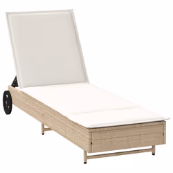 VidaXL 4104037, Linge, Siège rembourré, Polyuréthane, Acier, Crème, Blanc, 110 kg, 550 mm