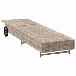 VidaXL 4104038 chaise d'extérieur Linge Siège rembourré Polyuréthane, Acier Gris - Vue supplémentaire 5