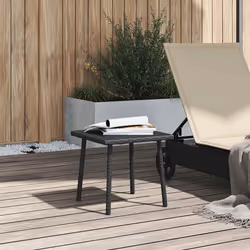 VidaXL 4104045 table de jardin Noir
