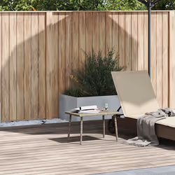 VidaXL 4104054 table de jardin Gris