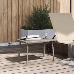 VidaXL 4104054 table de jardin Gris