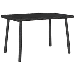 VidaXL 4104055 table de jardin Noir