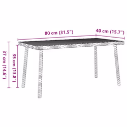 VidaXL 4104057 table de jardin - Vue supplémentaire 8
