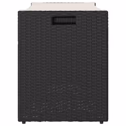 VidaXL 4104060 banc de jardin Rotin, Acier - Vue supplémentaire 5