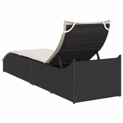 VidaXL 4104220 chaise d'extérieur Terrace Siège rembourré Polyuréthane, Acier Crème, Blanc - Vue supplémentaire 7