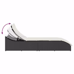 VidaXL 4104220 chaise d'extérieur Terrace Siège rembourré Polyuréthane, Acier Crème, Blanc - Vue supplémentaire 8