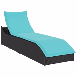 VidaXL 4104228, Terrace, Siège rembourré, Polyuréthane, Acier, Turquoise, 110 kg, 590 mm