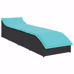 VidaXL 4104228 chaise d'extérieur Terrace Siège rembourré Polyuréthane, Acier Turquoise - Vue supplémentaire 4