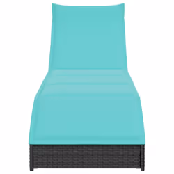 VidaXL 4104228 chaise d'extérieur Terrace Siège rembourré Polyuréthane, Acier Turquoise - Vue supplémentaire 5