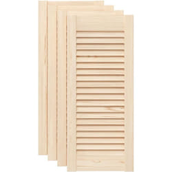 Vidaxl - Portes d'armoire à persiennes 4pcs 69x29,5cm bois de pin massif