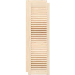 Portes d'armoire à persiennes 2 pcs 99x29,5 cm pin massif vidaXL