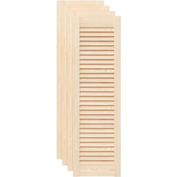 Vidaxl - Portes d'armoire à persiennes 4pcs 99x29,5cm bois de pin massif