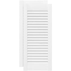 Vidaxl - Porte d'armoire à persiennes blanc 61,5x29,5 cm