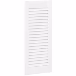 Cette porte d'armoire en bois avec un design à persiennes est un choix parfait que vous souhaitiez une pièce d'accent ou pour ...