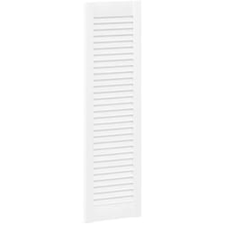 Vidaxl - Portes d'armoire à persiennes 2 pcs blanc 99x29,5 cm