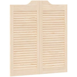 Portes battantes à persiennes 1paire 90x80 cm bois massif Pin Vidaxl
