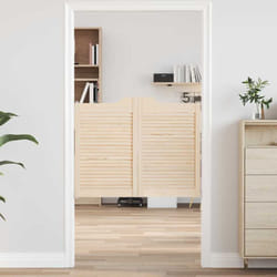 Vidaxl - Portes battantes à persiennes 1paire 80x100 cm bois massif Pin
