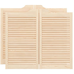 Vidaxl - Portes battantes à persiennes 2paires 90x100 cm bois massif Pin