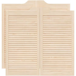 Portes battantes à persiennes 2paires 100x100cm bois massif Pin Vidaxl