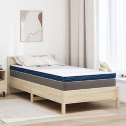 Coussins De Matelas Blanc Et Bleu 90 X 200 Cm Vidaxl