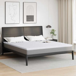 Coussins De Matelas Blanc 180 X 200 Cm Polyester Sans Colle Vidaxl