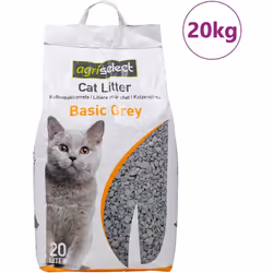 Vidaxl - Litière pour chat avec poudre pour bébé, parfum Bentonite, 20 l
