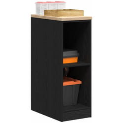 Vidaxl - Armoire de rangement de garage noir 30x51x85 cm bois de pin