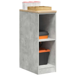 Vidaxl Armoire de rangement de garage - Gris béton