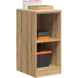 Armoire de rangement de garage chêne artisanal bois pin massif Vidaxl