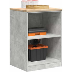 Armoire de rangement de garage gris béton 60x51x85 cm bois pin - Vidaxl
