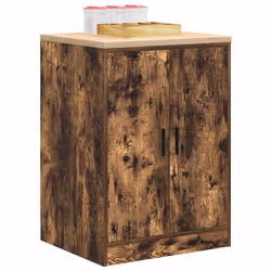 vidaXL Armoire de rangement de garage chêne fumé 60x51x85 cm bois pin armoire armoire à outils armoire basse armoire de 86057 ...