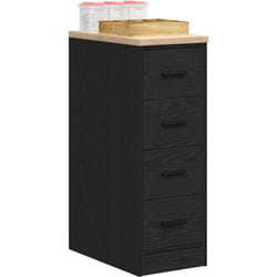 Vidaxl - Armoire de rangement de garage noir 30x51x85 cm bois de pin