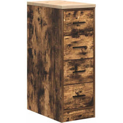 Armoire de rangement de garage chêne fumé 30x51x85 cm bois pin Vidaxl