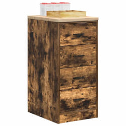 vidaXL Armoire de rangement de garage - Chêne fumé