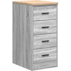 Armoire de rangement de garage sonoma gris 40x51x85 cm bois pin Vidaxl