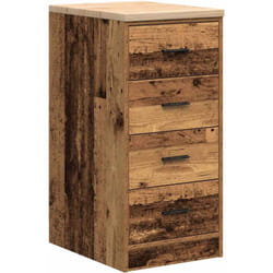 Armoire de rangement de garage vieux bois 40x51x85 cm bois pin Vidaxl