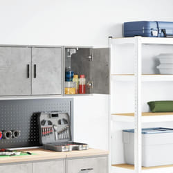 Vidaxl - Armoire murale de garage gris béton bois d'ingénierie