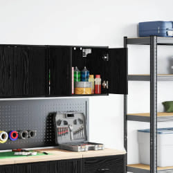 vidaXL Armoire murale de garage - Noir