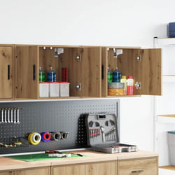 Armoires murales garage 2 pcs chêne artisanal bois d'ingénierie - Vidaxl