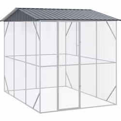 Cette cage à oiseaux moderne est un super espace pour vos oiseaux de compagnie, alliant style et praticité. Sa construction s ...