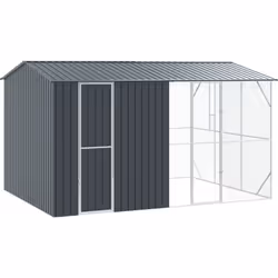 Cette cage à oiseaux mesure 310 x 442 x 247 cm et est le bon lieu pour tes amis à plumes. Avec son design moderne et stylé, e ...