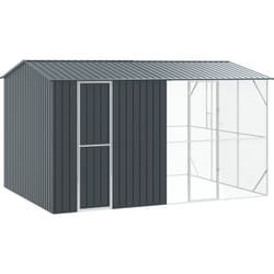 Vidaxl - Volière avec extension Anthracite 310x442x247 cm Acier