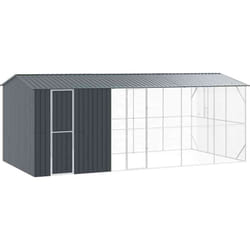 Vidaxl - Cage pour oiseaux Anthracite 645 x 310 x 247 cm Acier galvanisé